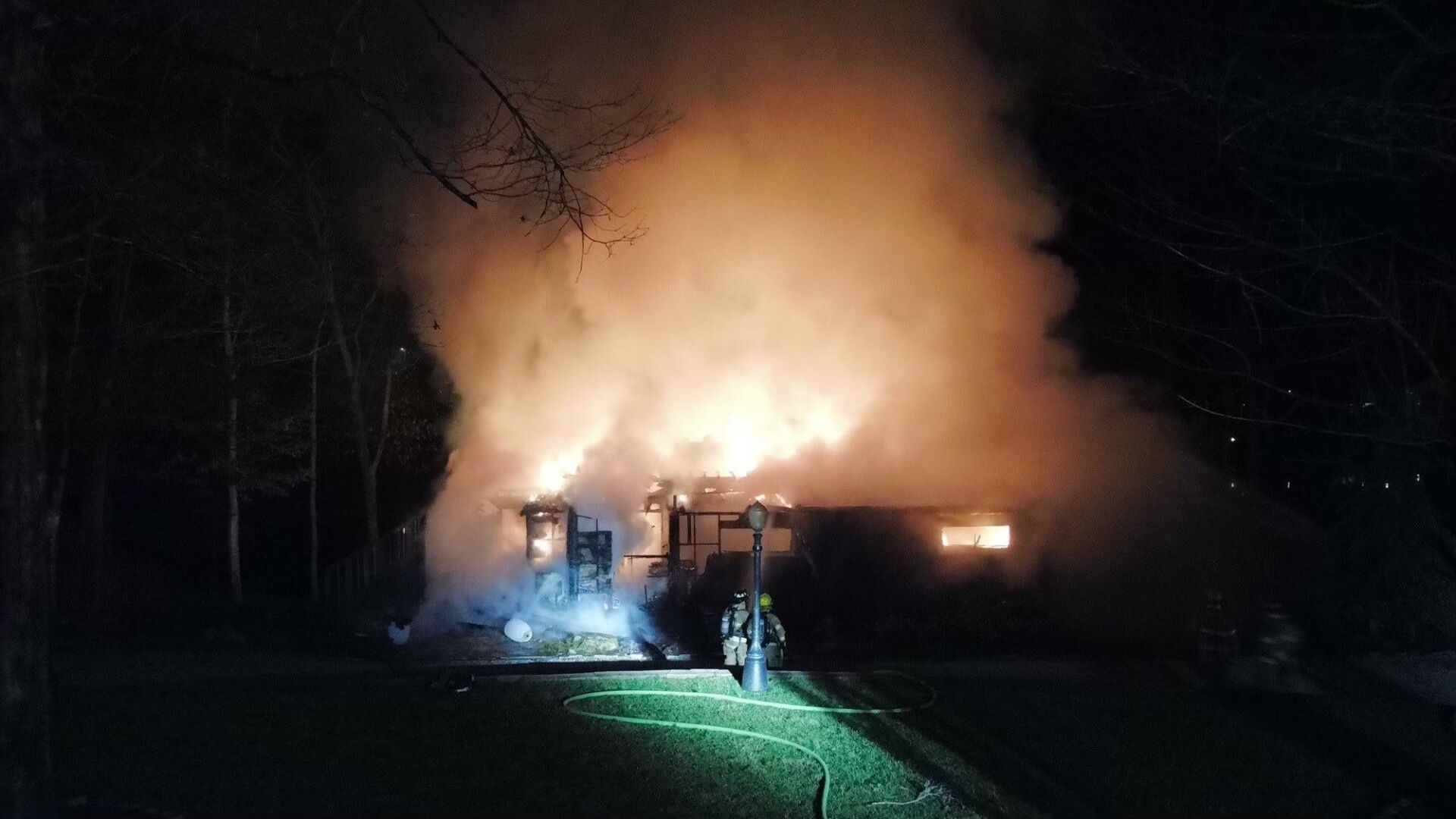 Early morning fire in Harrison destroys large home, no injuries reported